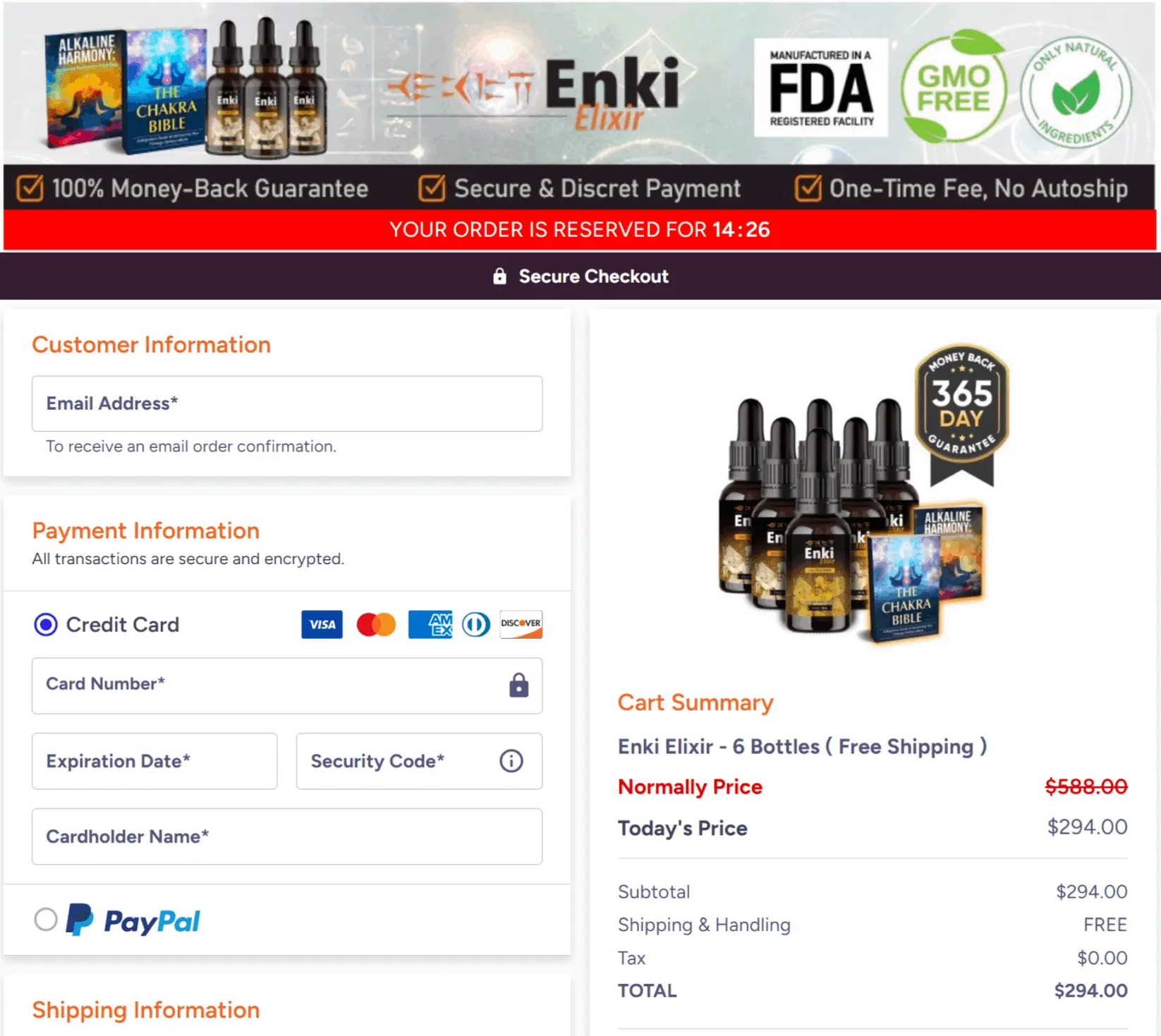 Enki Elixir checkout